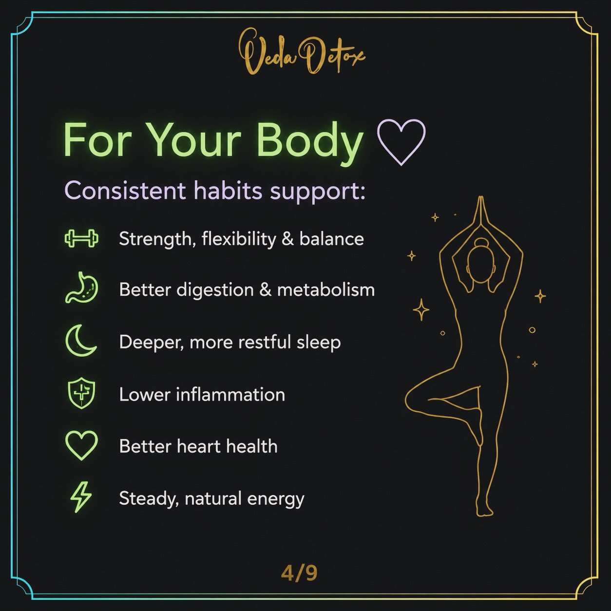 For your body — strength, digestion, sleep, inflammation